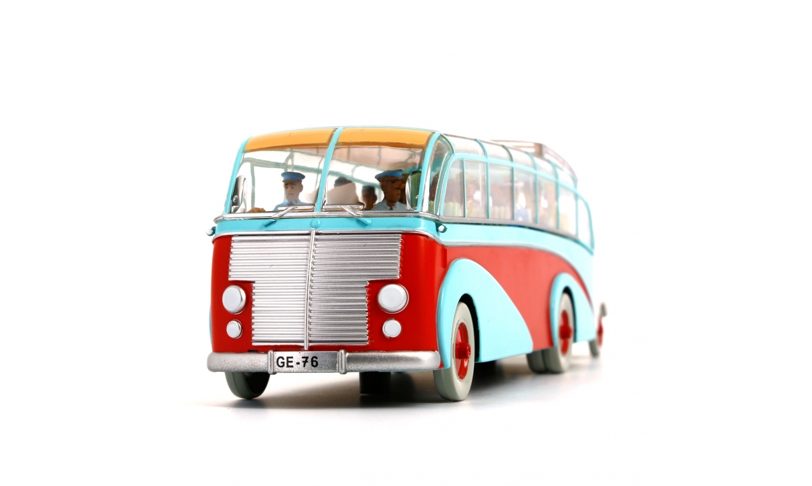 TinTin ミニカー　1/43 Bus de la Swissair Bus Swissair Vehicles Transport Figures - Tintim Lisboa